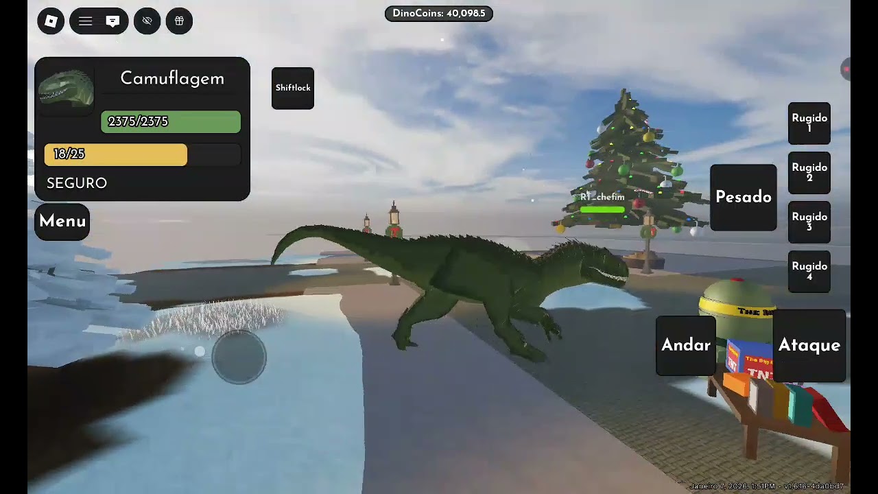 Primeira vez do meu primo jogando com indominus