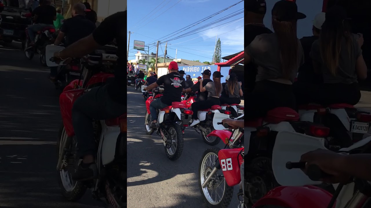 San Francisco de Macoris caravana delos gigantes del Sibao XR650l