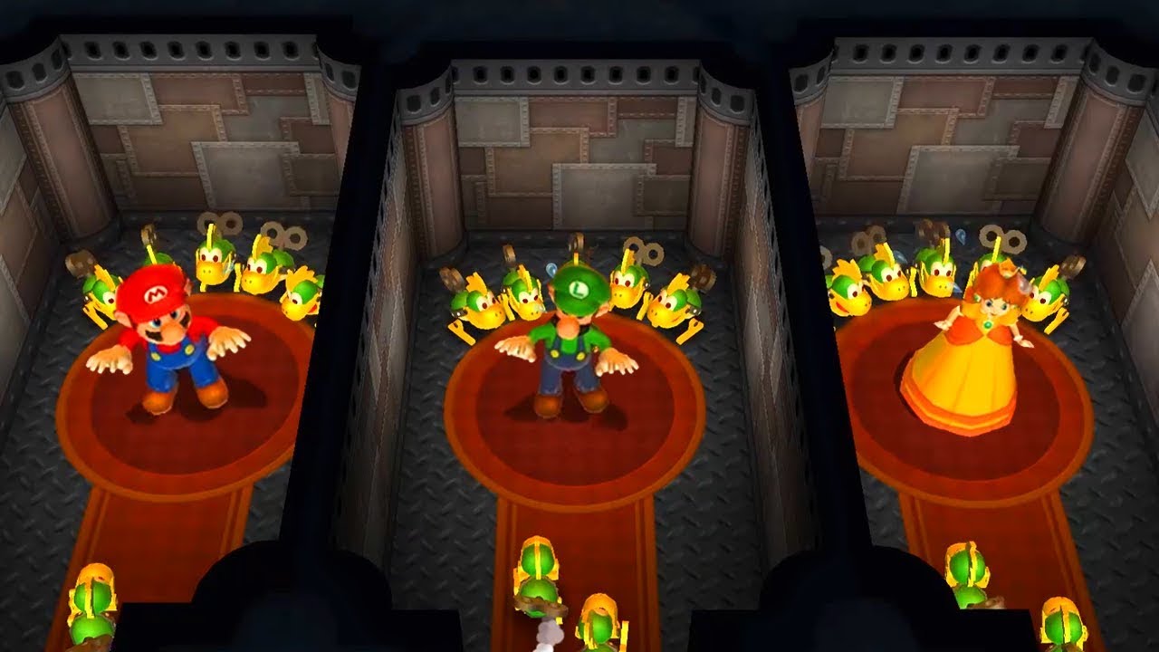 Mario Party 9 - All Survival Minigames (2 Players)