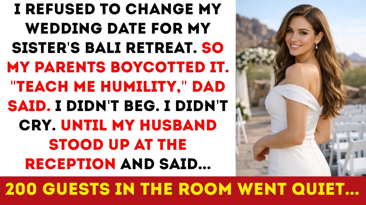 My Parents Demanded That I Change My Wedding Date For My Sister’s Vacation. Then They Boycotted It…