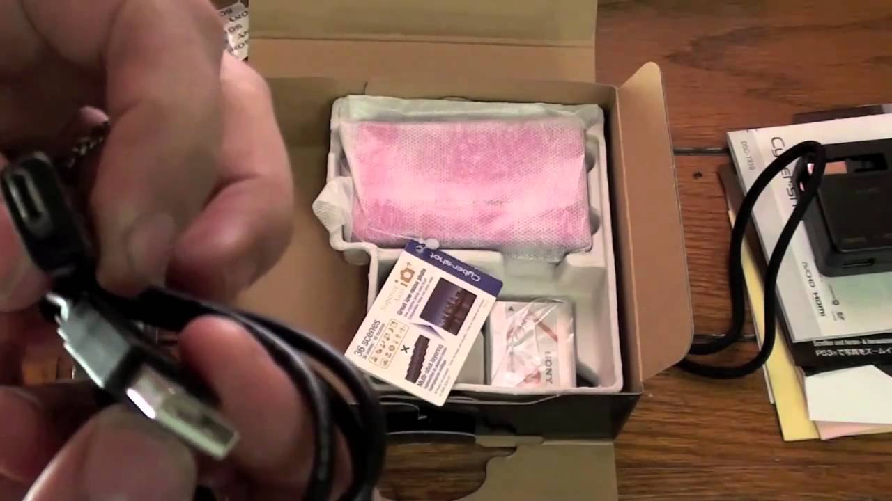 Sony cybershot DSC-TX10 Unboxing