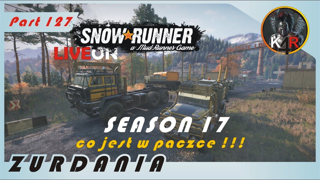 SnowRunner #127  Sezon 17 - ZURDANIA  - Co jest w PACZCE ?!? / LiveOn PL