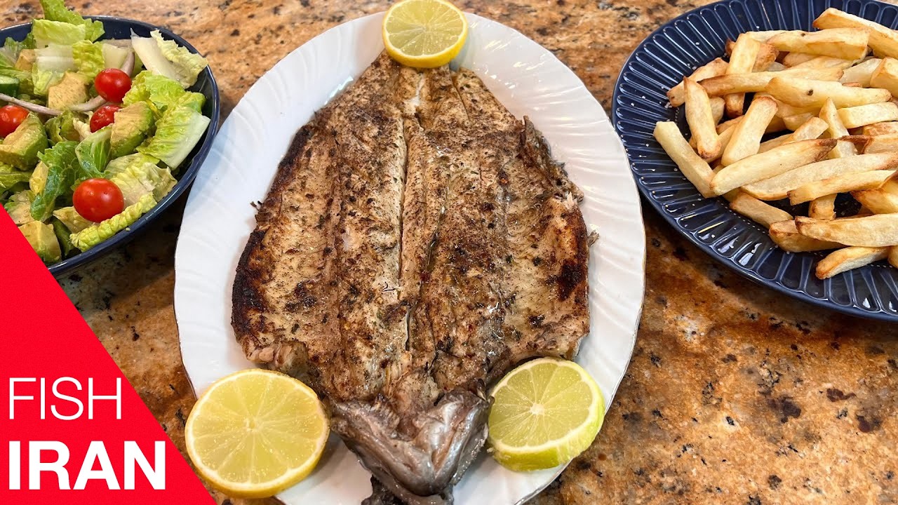 IRAN Grilled Fish Style | How to Grill a Whole Fish | Grilling Fridays