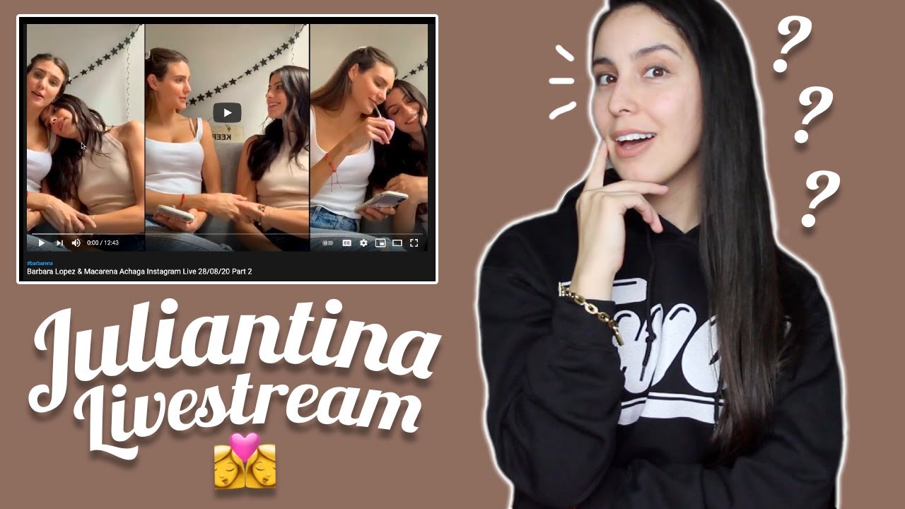 Reacting to Juliantina's Live