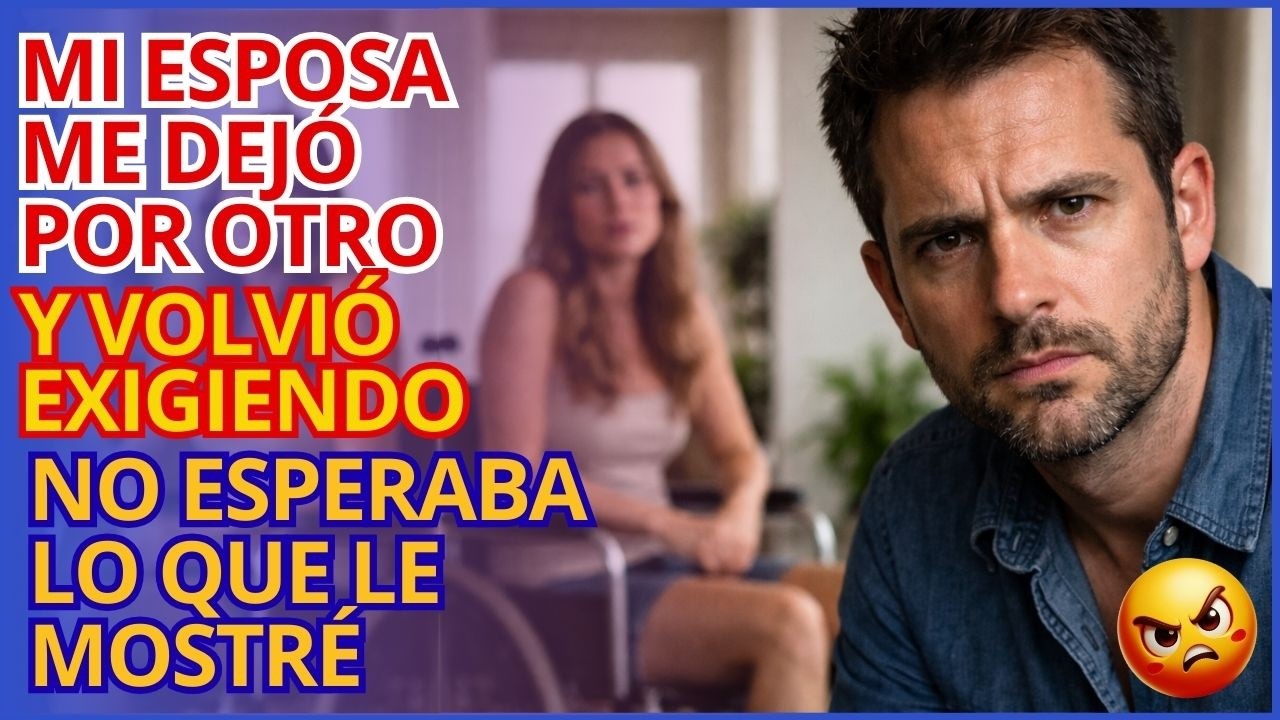 Mi esposa me dejó por otro… y volvió exigiendo. No esperaba lo que le mostré.