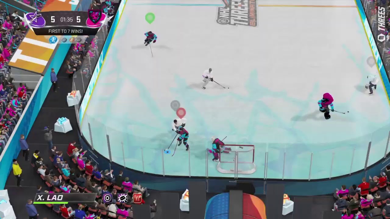 NHL 21 threes eliminator