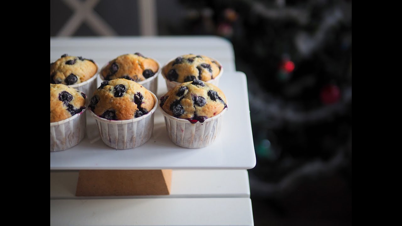บลูเบอร์รี่โยเกิร์ตมัฟฟิน/Blueberry Yogurt Muffin