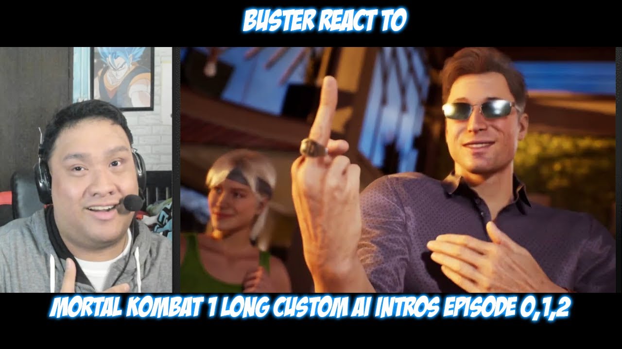 Buster Reacts to @ChhaiTea | Mortal Kombat 1 Long Custom AI Intros Episode 0,1,2