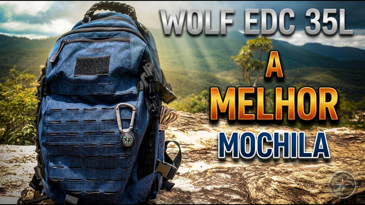 A MELHOR MOCHILA! | Review da Mochila Wolf EDC 30 Litros