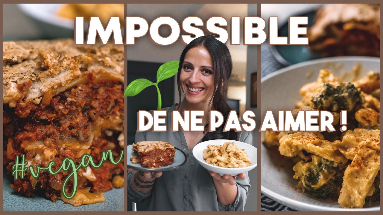 2 RECETTES que vous DEVEZ FAIRE GOÛTER à un NON VEGAN ! (Recette vegan, healthy et gourmande)