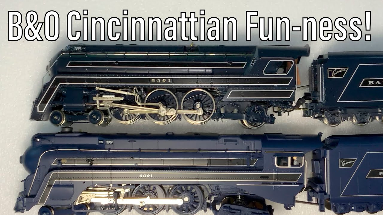 BLI First Look: HO Scale Broadway Limited / TrainWorld Blue Goose Baltimore and Ohio Cincinnatian