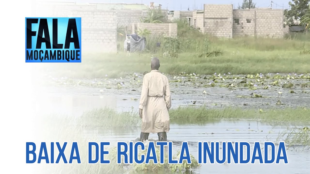 Marracuene: moradores da Baixa de Ricatla assustados com o aumento do nível das águas @PortalFM24