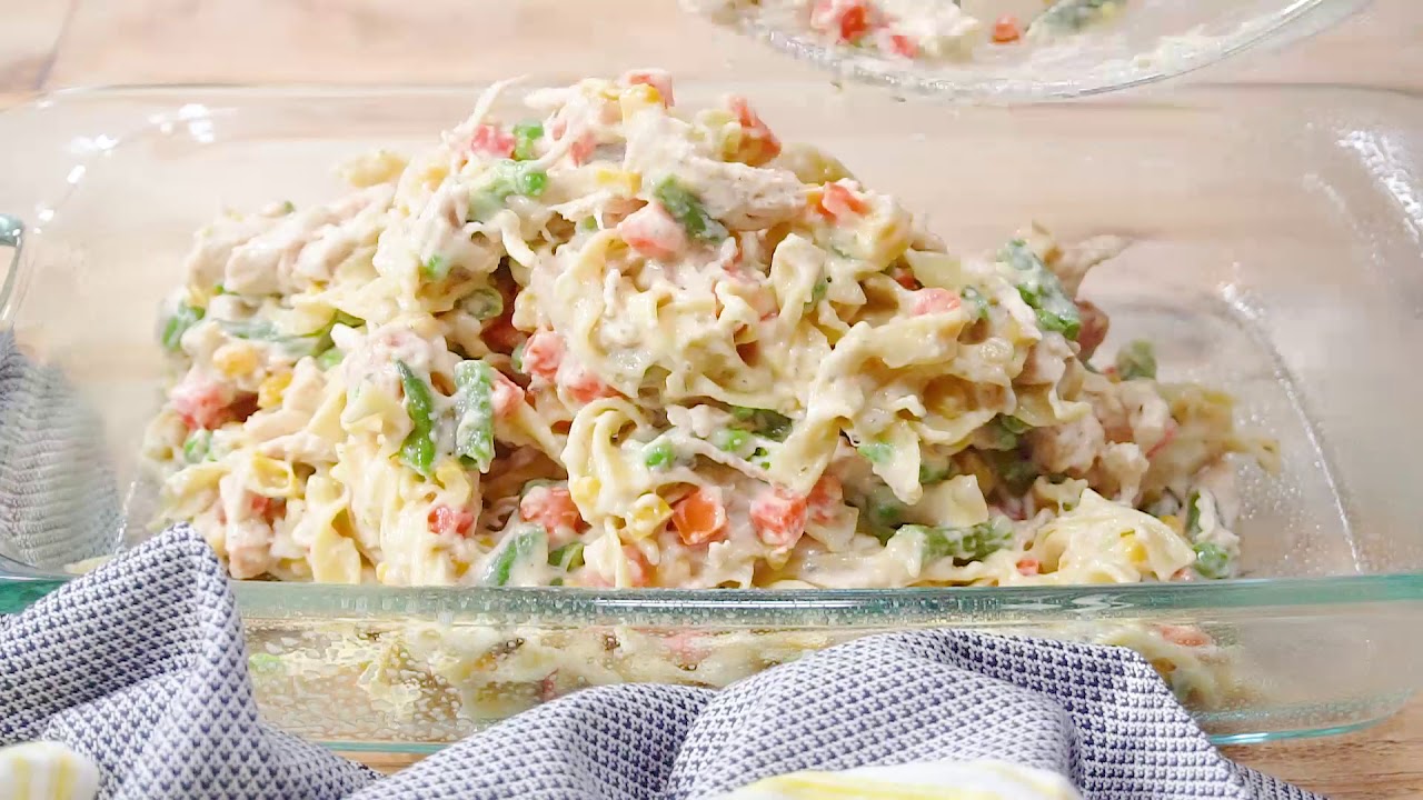 How to Make Chicken Noodle Casserole