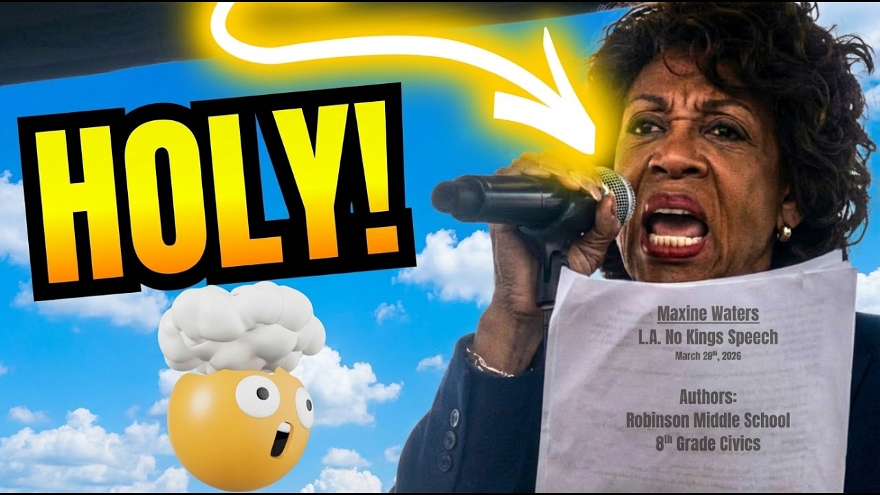 Maxine Waters FALLS APART in Speech at Low-Turnout No Kings Rally Yesterday!