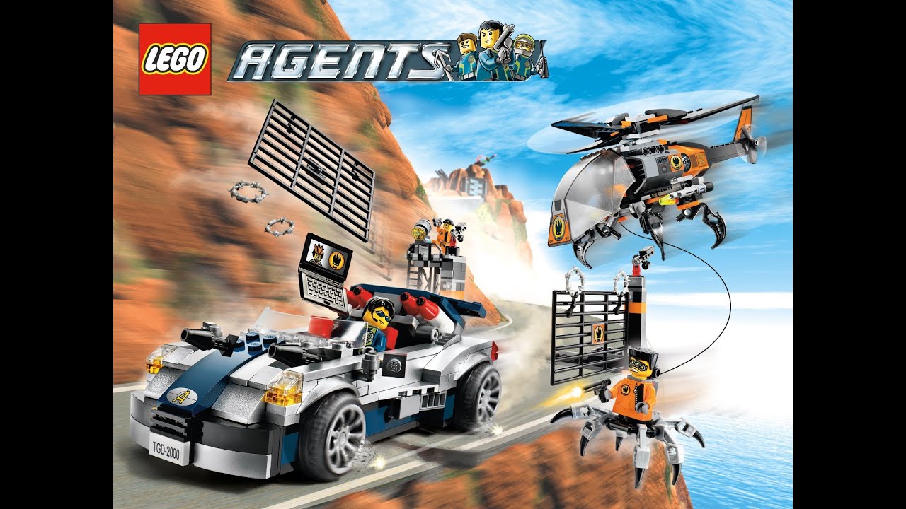 Lego Agents Mission 5 #8634 Turbocar Chase Review