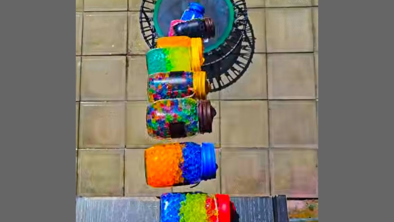 🎈Breaking Glass Bottles and Balloon Drops! Crushing Crunchy & Soft Things!🔥