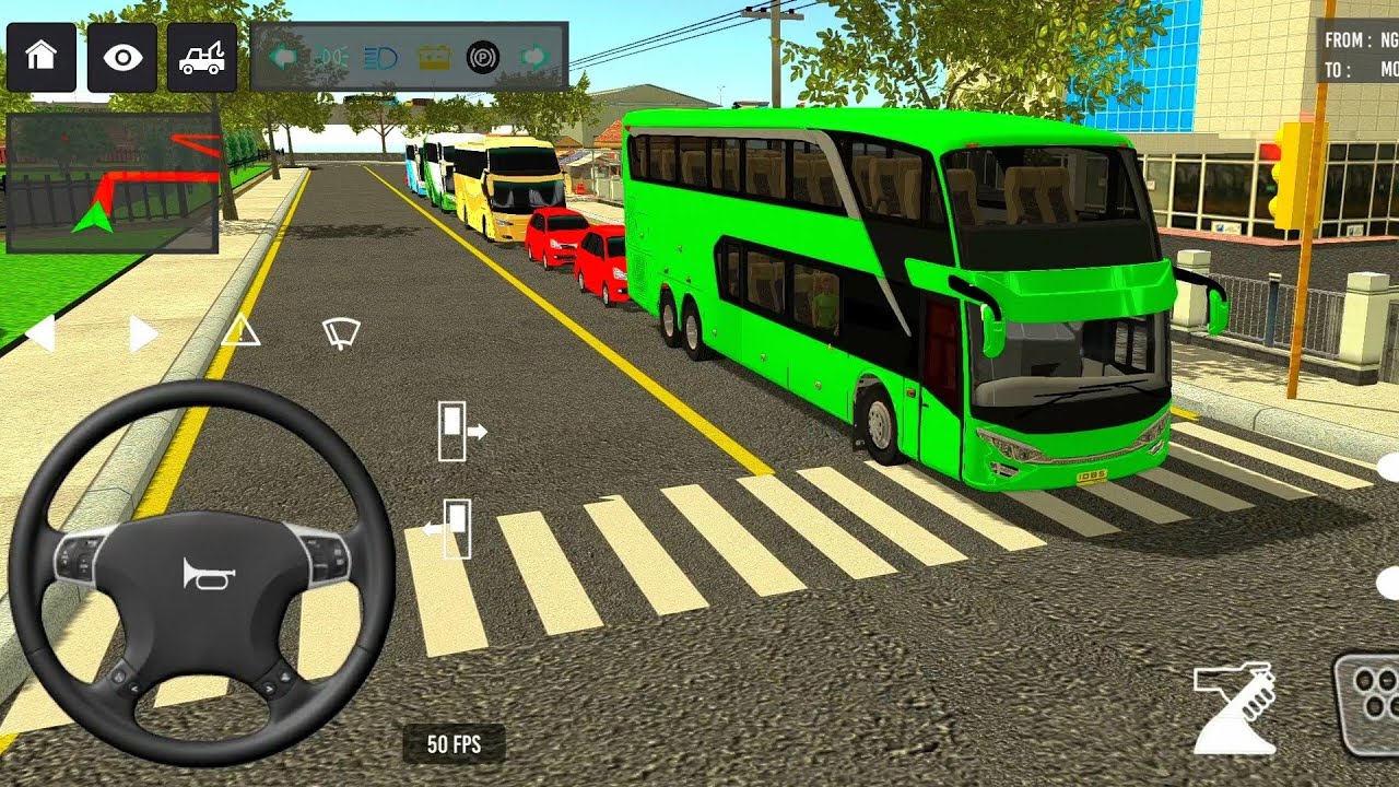 Indonesia City Bus Driving 🚌 | Euro Coach BUS SIMULATOR INDONESIA | Android 2026 Gameplay 🔥
