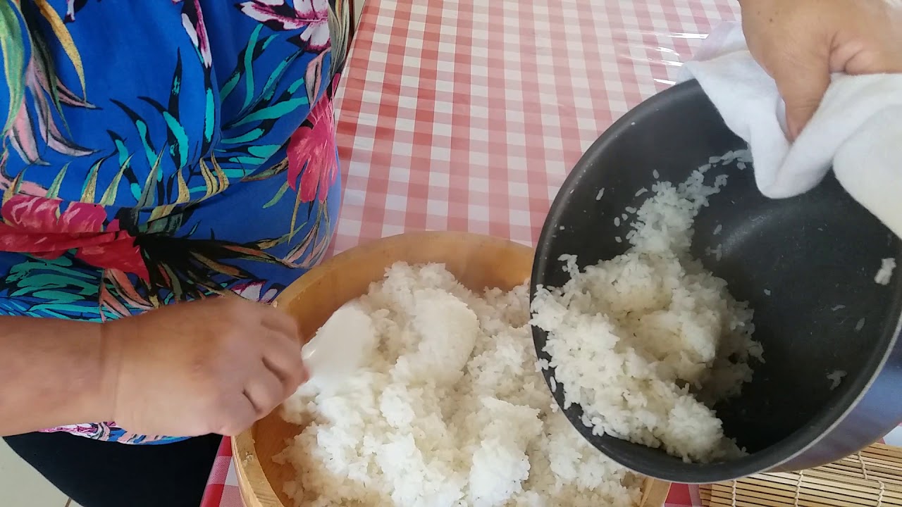 Temperando o Arroz p/Sushi