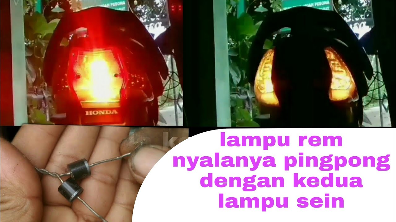 Lampu REM nyala bergantian dengan kedua Sein !! Sein belakang flip flop