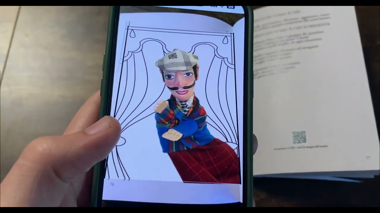 Libro in Realtà Aumentata (AR) - Case Study "L'anima dei Burattini"