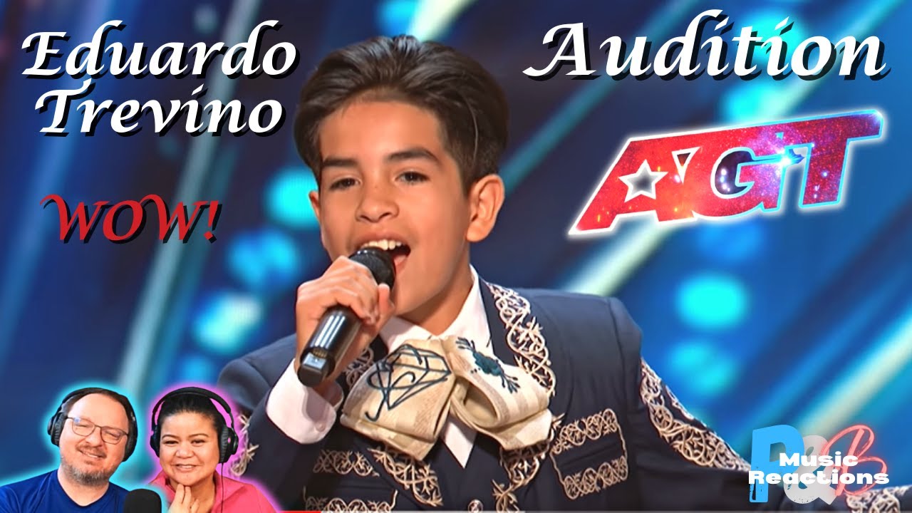 Who is Eduardo Antonio Trevino? | 11-Year-Old's AGT Audition 2023  | Couples Reaction!