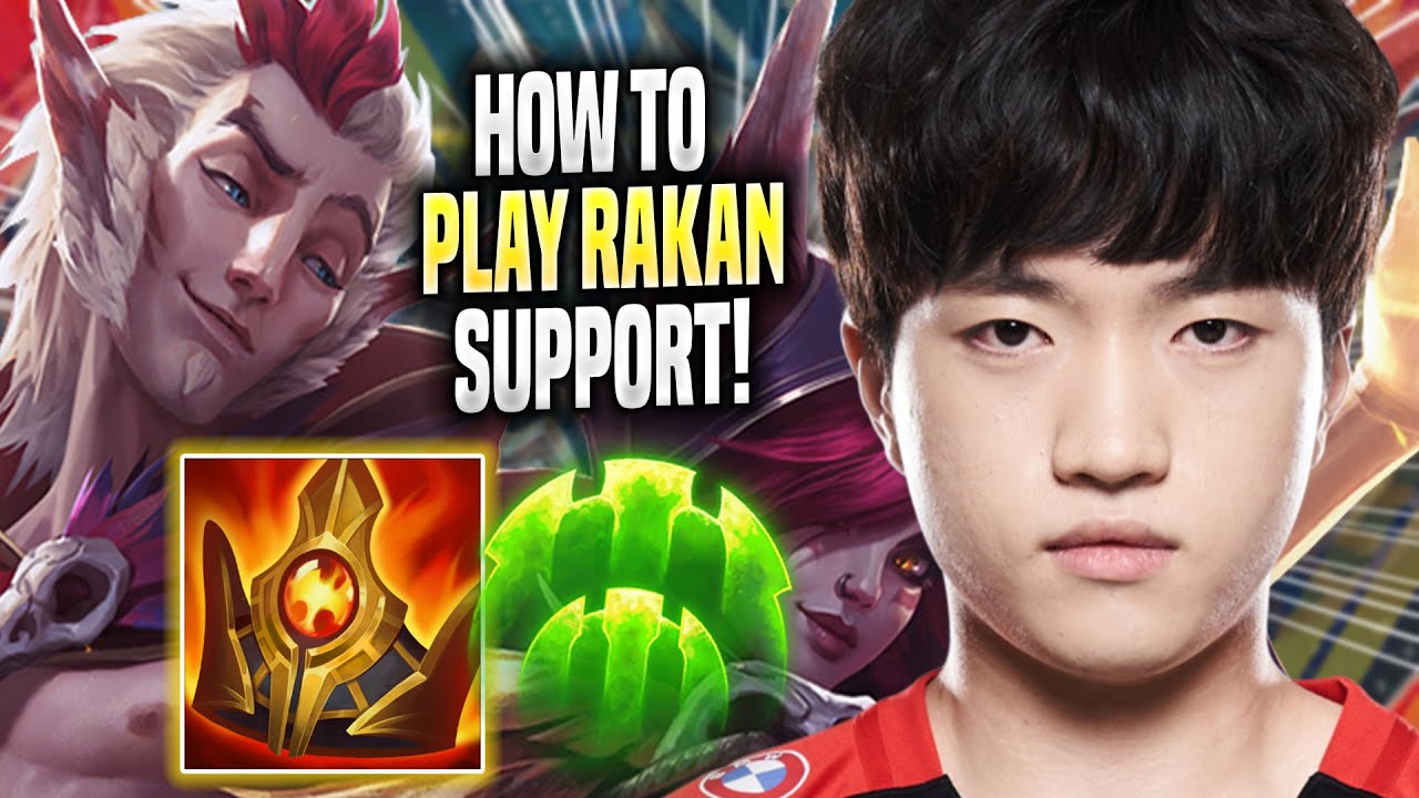LEARN HOW TO PLAY RAKAN SUPPORT LIKE A PRO! - T1 Keria Plays Rakan SUPPORT vs Nautilus!