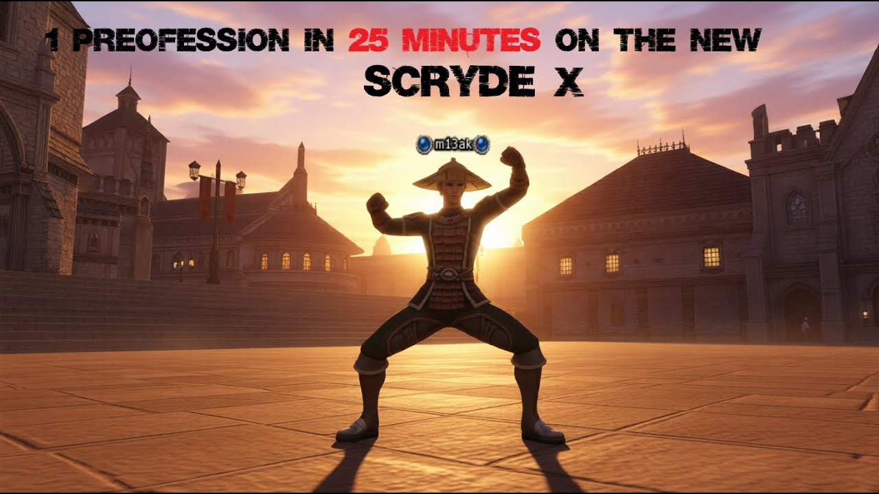 1 профессия хумана воина за 25 минут на NEW SCRYDE X