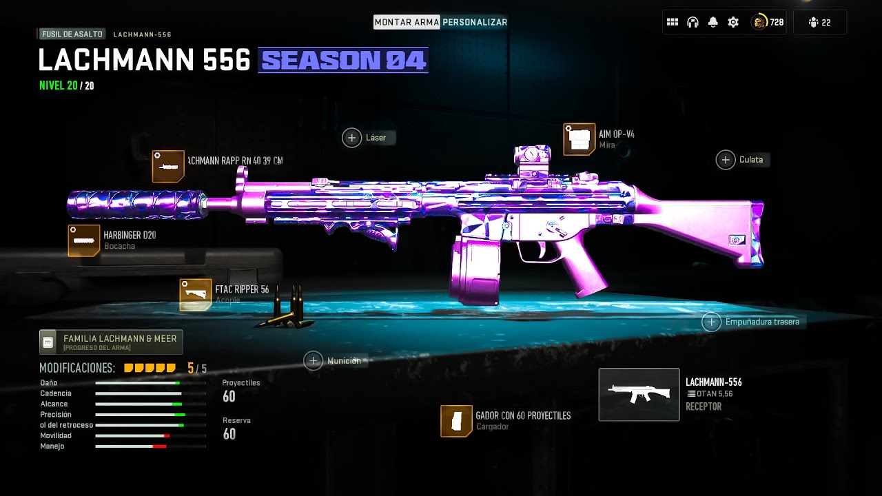 *ROT&Iacute;SIMA* la LACHMANN 556 es la MEJOR FUSIL!👑| ​la MEJOR CLASE de la LACHMANN 556 en WARZONE 2!​​