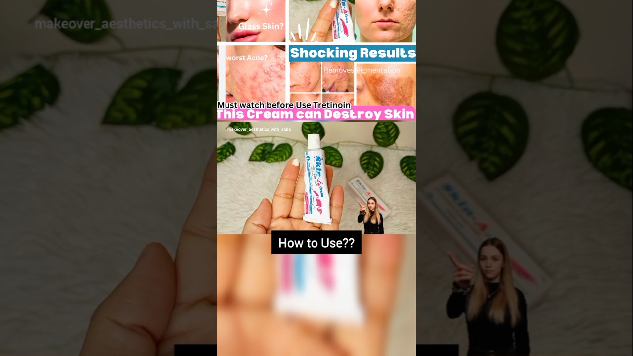 How to use Skin A cream| Tretinoin #shorts #review