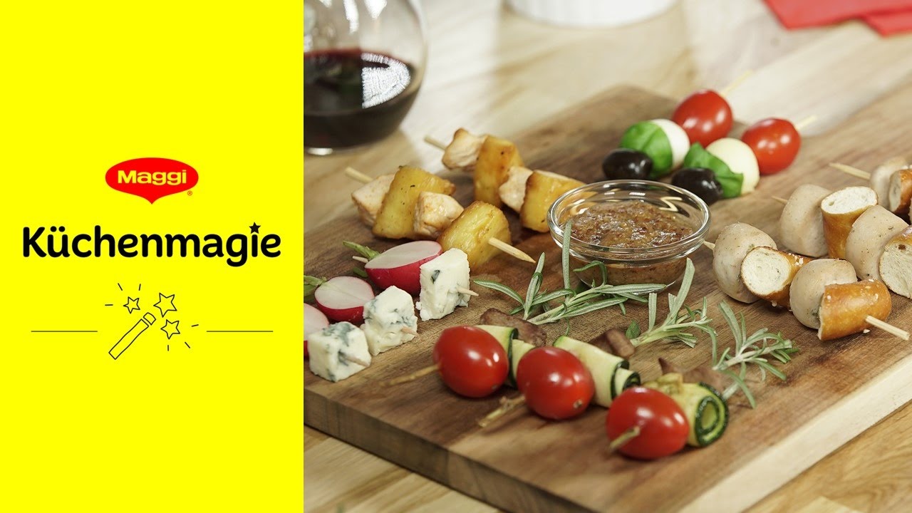Bunte Fingerfood Spiesse | MAGGI Küchenmagie