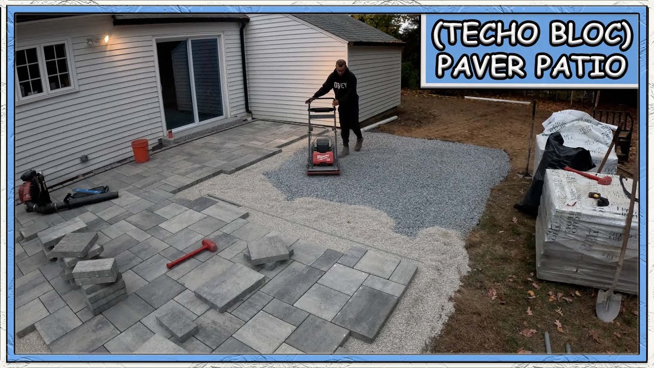 Building a Simple Paver Patio Completely Changed This Backyard...