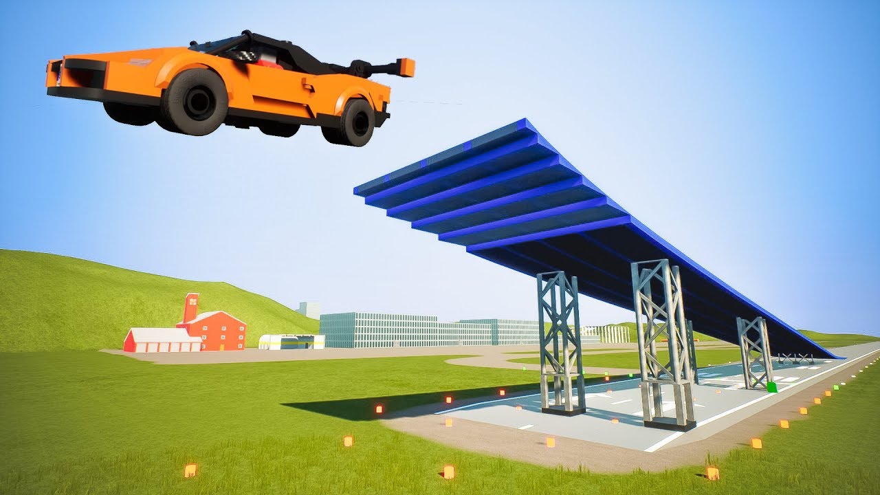 Long and Large Ramp Jumps | Brick Rigs