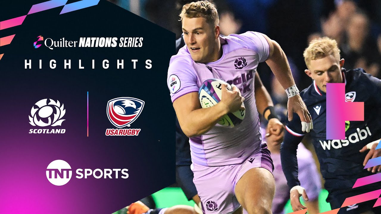 Ruthless Rugby On Display! 💪 | Scotland vs USA | Quilter Nations Series Highlights
