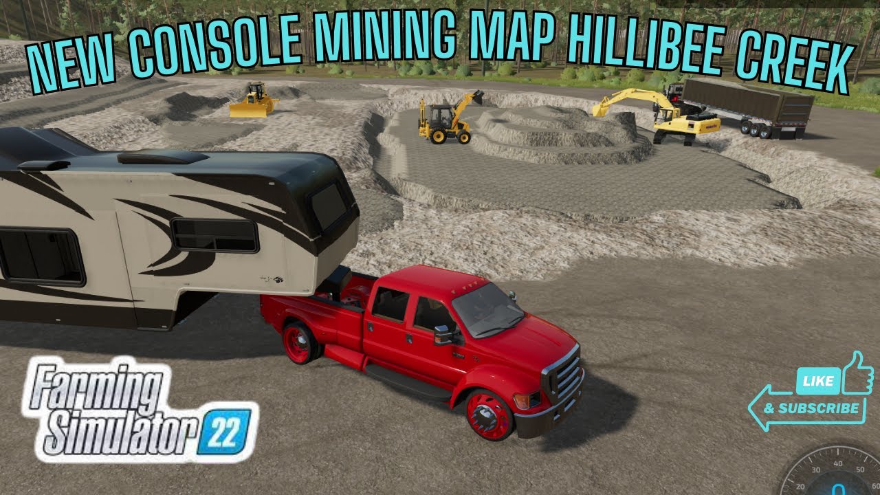 NEW Console Mining MAP Hillibee Creek | Farming Simulator 22 #fs22 #farmingsimulator22 #simulator