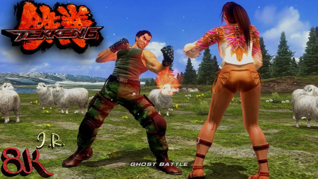 Tekken 6 | Kazuya Mishima(Military Outfit) | Ghost Battle | ps3 [Rpcs3] 8k I.R. Gameplay
