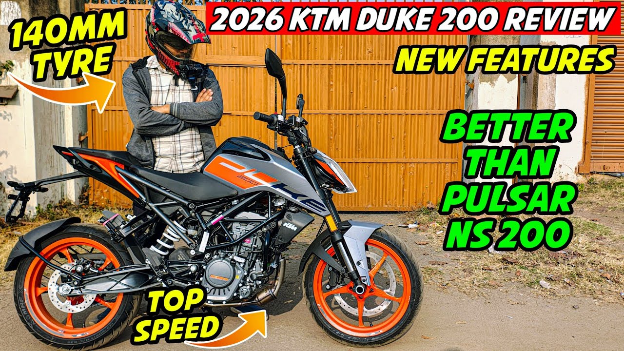 2026 New KTM Duke 200 Review || 140mm Tyre & 320Mm Disc Brake || Top Speed - Pulsar NS200 killer🔥