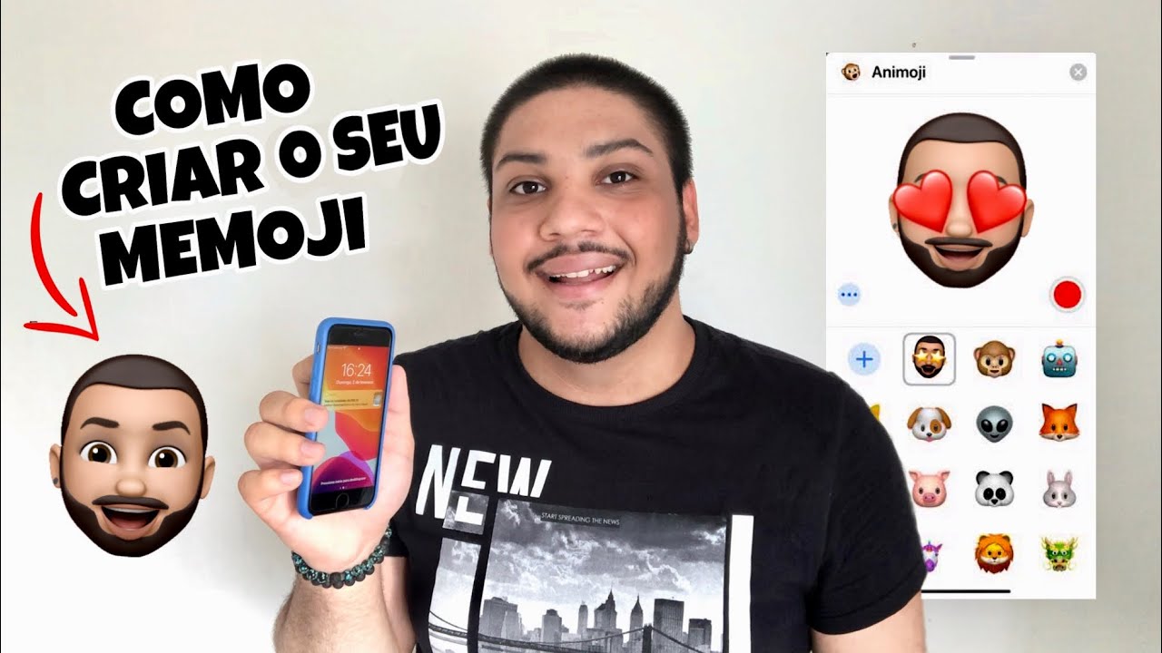 COMO CRIAR O SEU MEMOJI NO iPHONE 6S | #RihanFerreira
