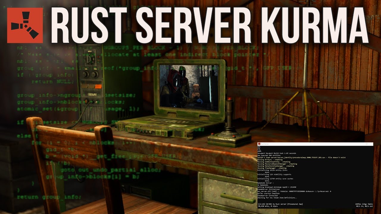 Rust En Kolay Sunucu Kurulumu - Rust Eklenti Kurulumu - Port Forward İşlemleri - Rust T&uuml;rk&ccedil;e #rust