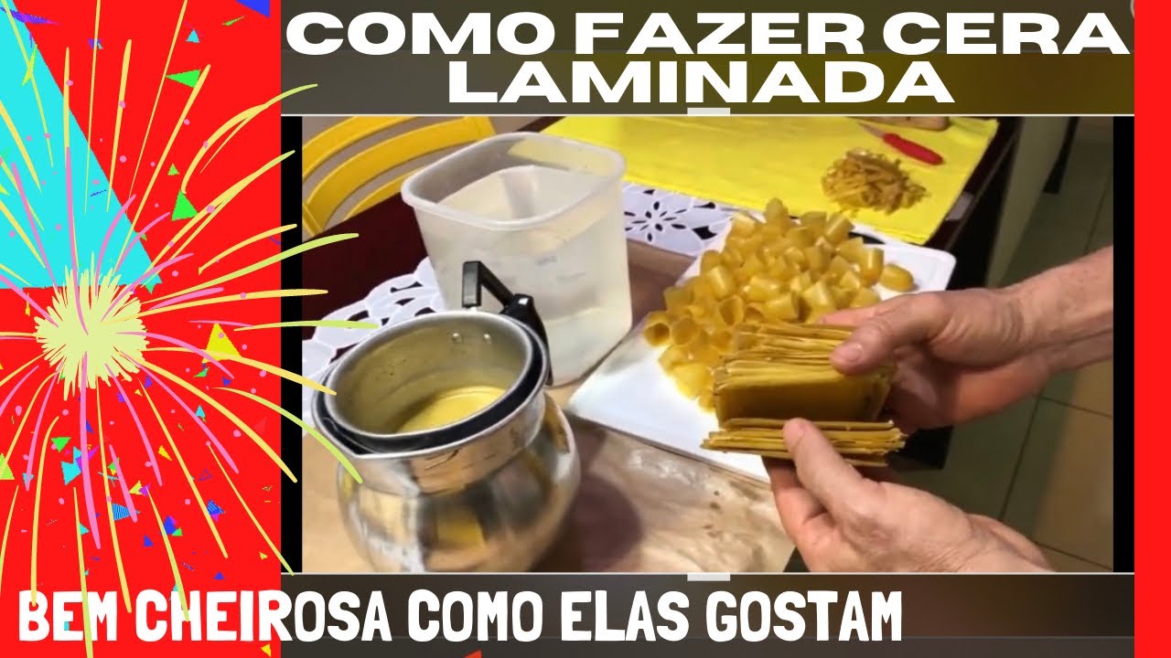 Como fazer cera laminada para abelhas sem ferrão. Qual a forma mais fácil e barata de fazer lâmina??