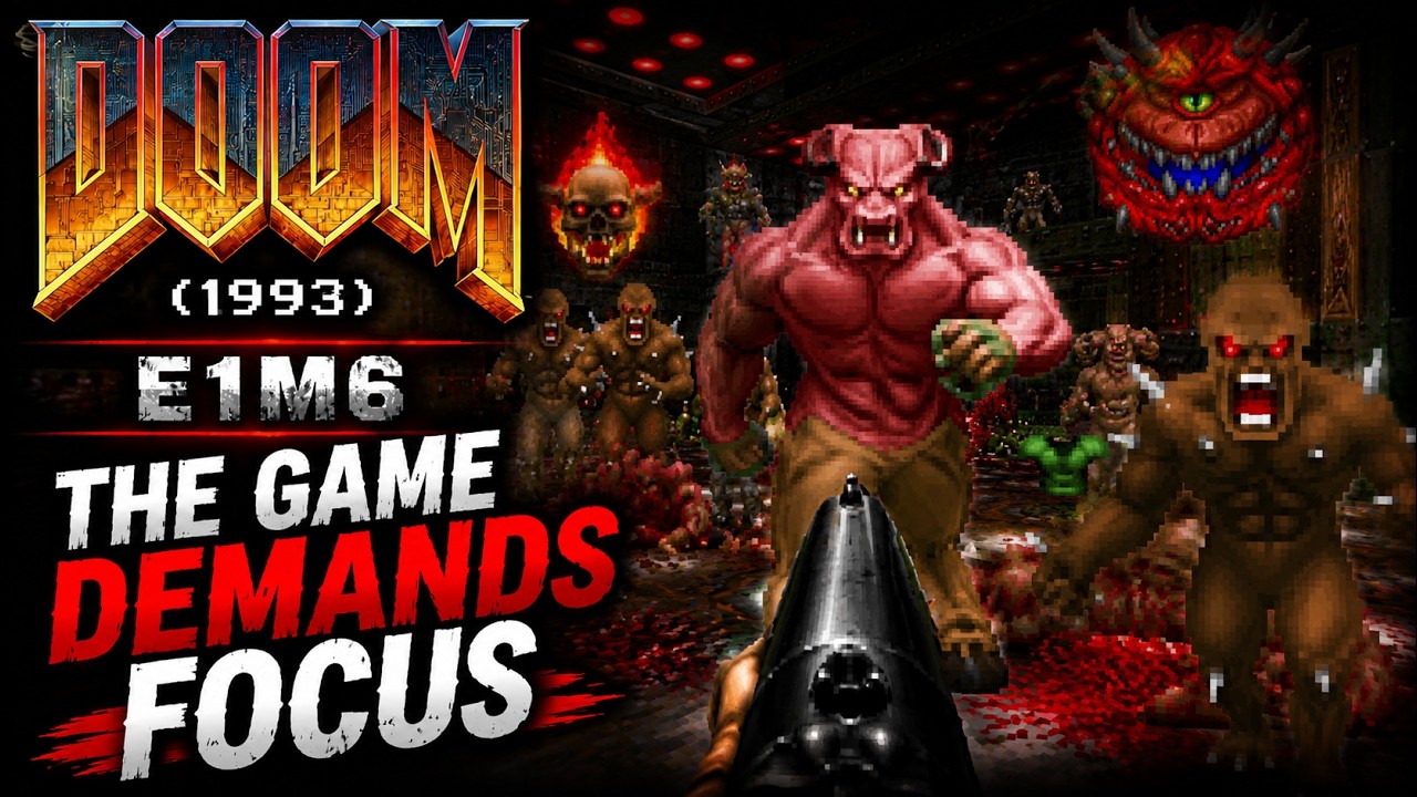 DOOM (1993) | E1M6 | respected your focus