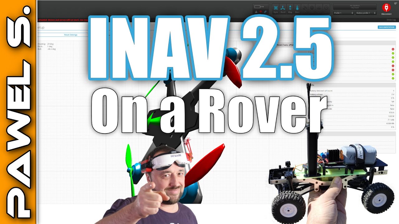 INAV 2.5 on a Rover tutorial