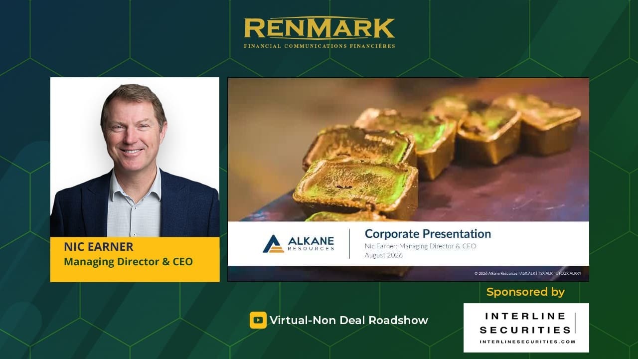 Alkane Resources Limited (TSX: ALK) (OTCQX: ALKEF) | Виртуальное роуд-шоу (VNDR) | Renmark Financ...