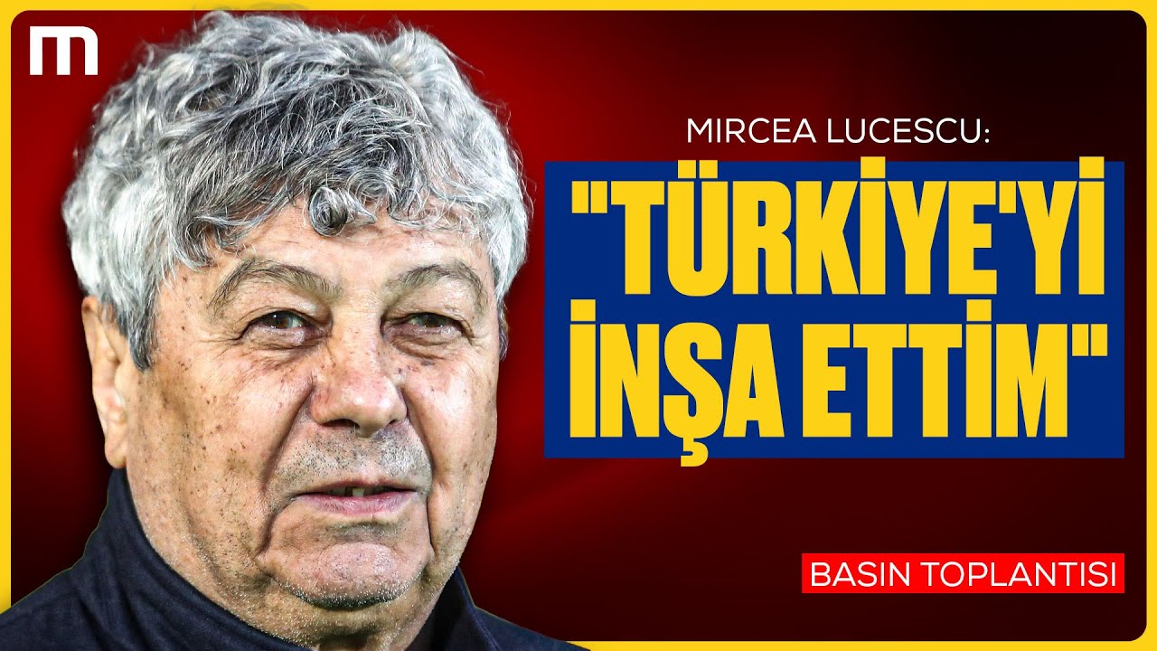 Mircea Lucescu Basın Toplantısı Canlı Yayın | T&uuml;rkiye 1-0 Romanya