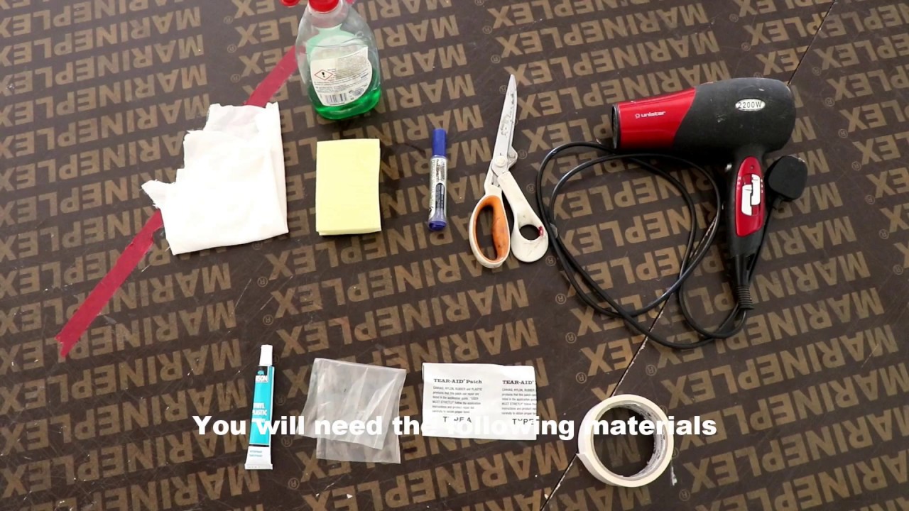 Simple Kite bladder repair