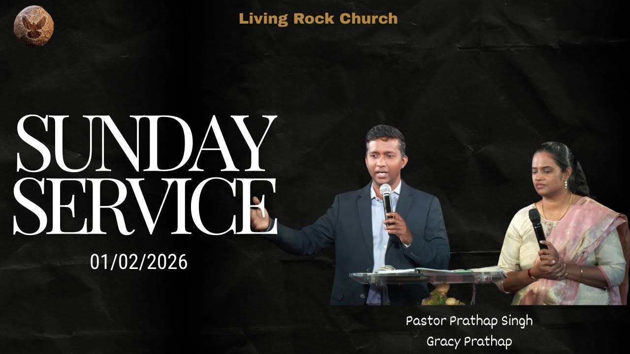 01 February 2026 # Pas Prathap Singh #Sis Gracy Prathap #LivingRockChurch #chennai