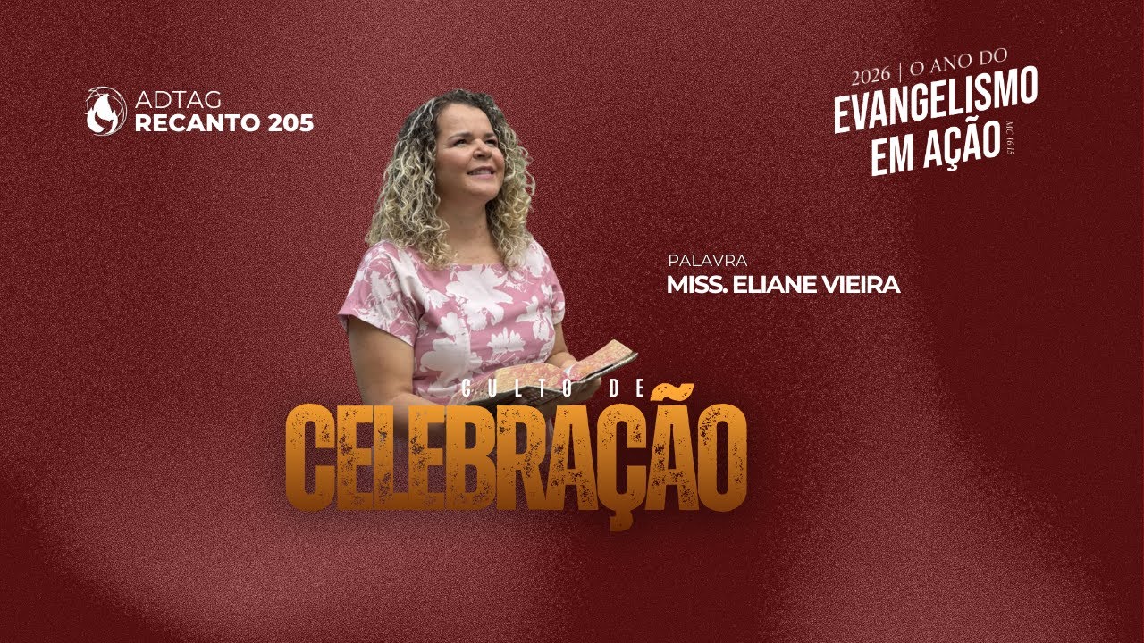 Culto de Celebração  | ADTAG Recanto | 25/01/2026