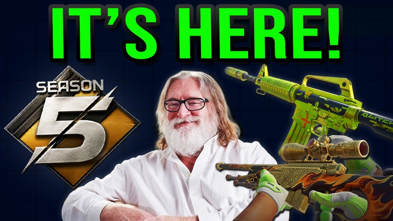 Valve только что выпустили обновление 5-го сезона... (Новые скины, Cache и другое)