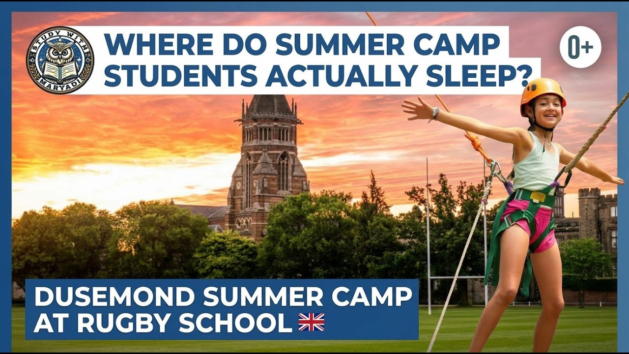 English Summer Camp Accommodation Tour / Real Boarding Life / Dusemond at Rugby School