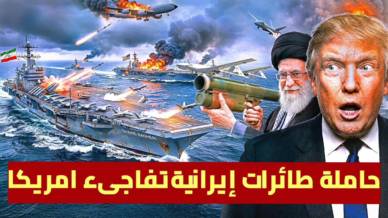 إيران تظهر اول حاملة ظائرات إيرانية .. وطهران تبدأ بفتح الملاجىء