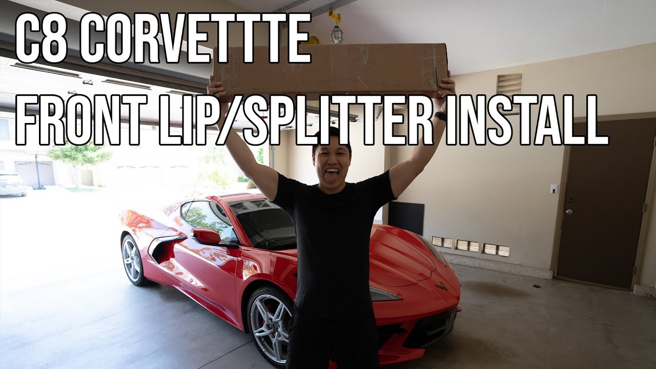 C8 Corvette | Z51 Style Front Splitter install